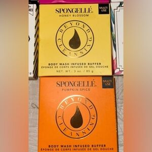 2 Spongellé Body Wash Boxed Infused Buffers Multi use- NWT.